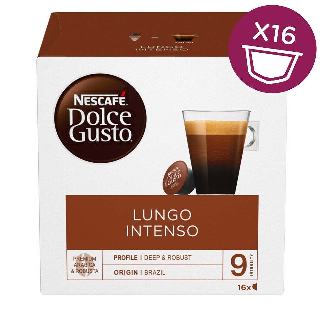 Kapsle Nescafé Dolce Gusto Caffé Lungo Intenso, 16ks EXSPIRACE