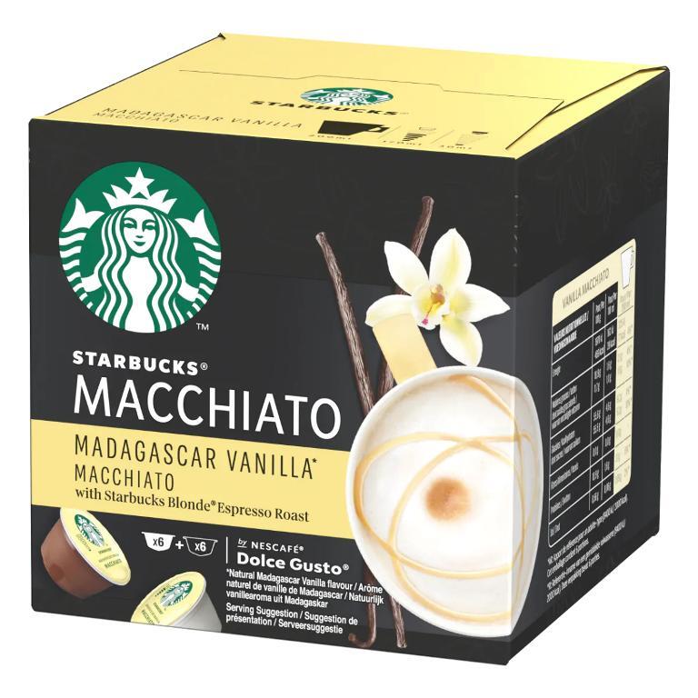 Kapsle Starbucks macchiato vanilla, 12ks EXSPIRACE