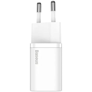 Nabíječka Baseus Super 20W, USB-C, PD, QC, bílá