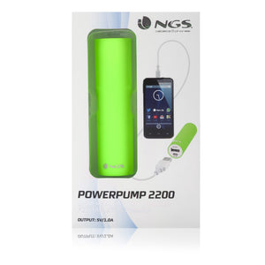 Powerbanka NGS Powerpump, 2200mAh, zelená