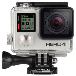 Akční kamera GoPro Hero 4, 4K, WiFi, BT, 170°, stříbrná