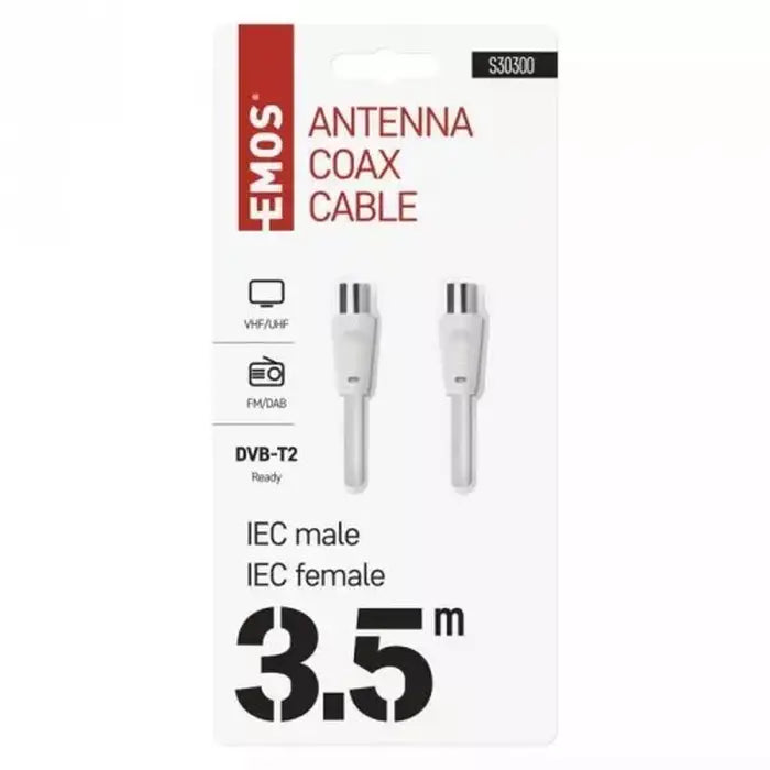 Anténní koaxiální kabel Emos S30300, 3,5m