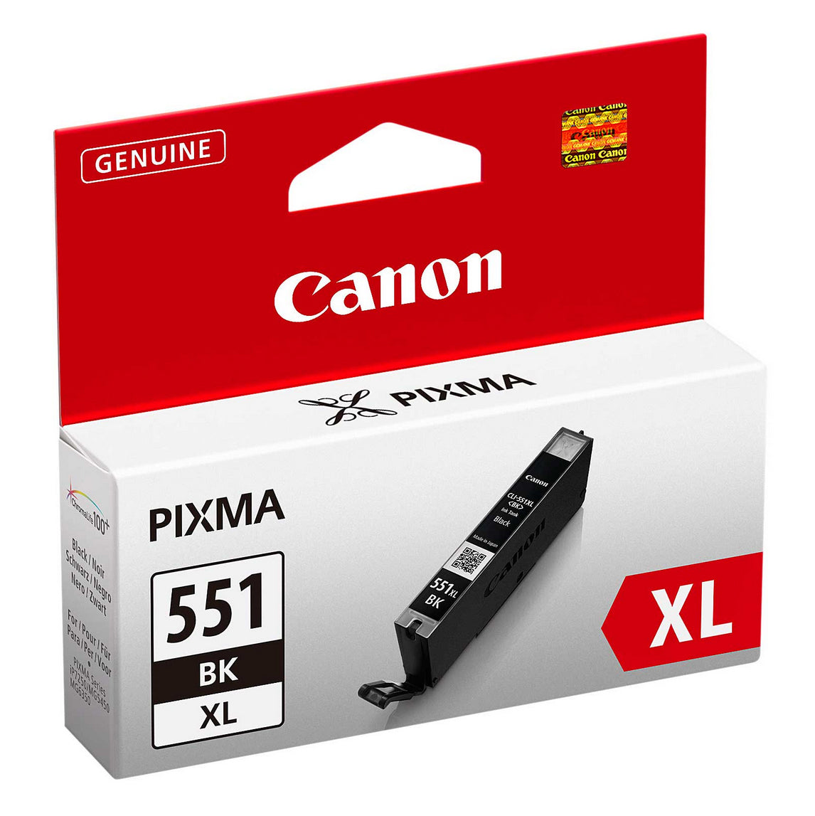 Cartridge Canon-Ink CLI551BK XL černá (6443B001)