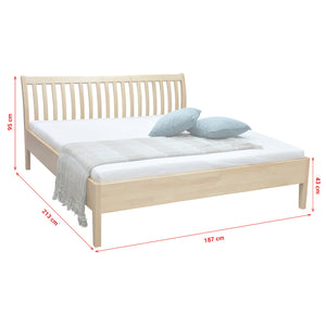 Dřevěná postel Montego, 180x200, buk