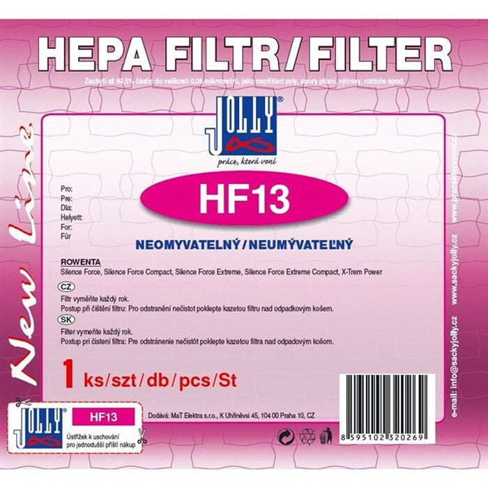 HEPA filtr Jolly HF13 pro Rowenta:Silence Force, X-Tream Power