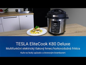Multifunkční tlakový hrnec a fritéza Tesla EliteCook K80 Deluxe