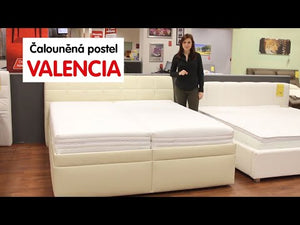 Čalouněná postel Valencia 180x200 vč. pol. roštu, úp bez matrace