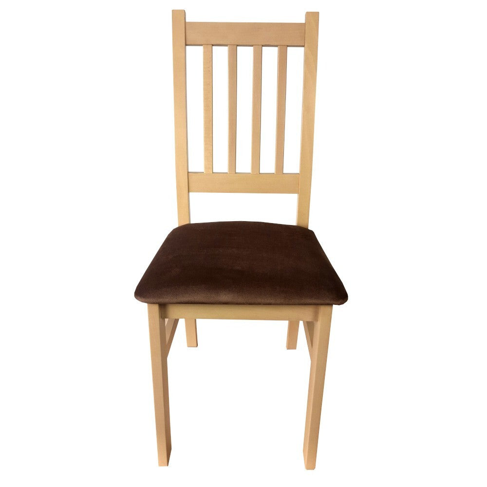 Jídelní set Timmy - 2x židle, 1x stůl (dub sonoma, hnědá)