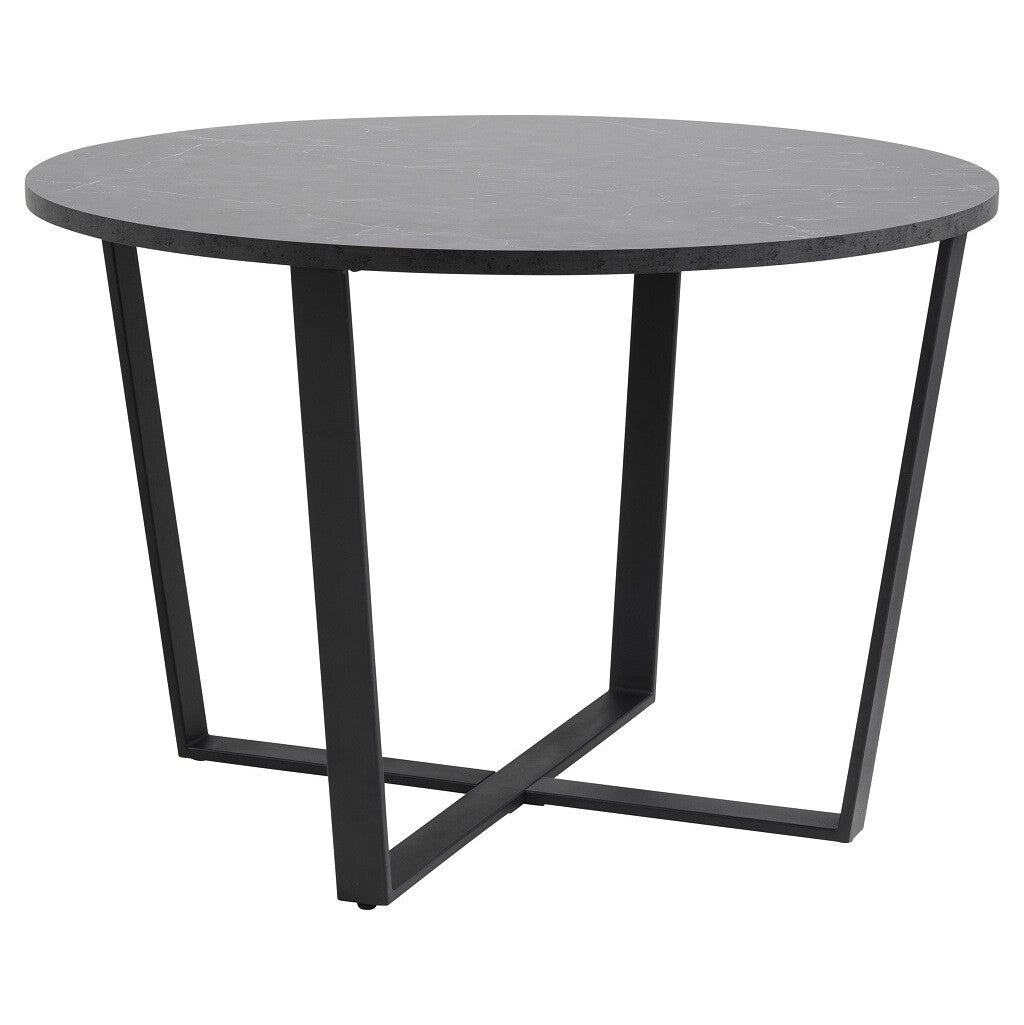 Jídelní stůl Arden 110x110 cm (černá)