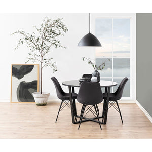 Jídelní stůl Arden 110x110 cm (černá)