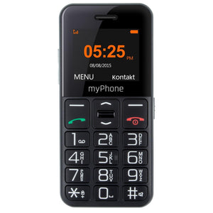 Tlačítkový telefon CPA Halo Easy, černá