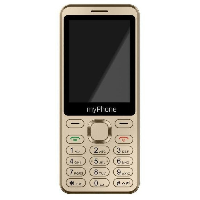 Tlačítkový telefon myPhone Maestro 2, zlatá