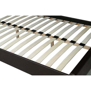 Kovová postel Verona 160x200, třešeň, černá, bez matrace