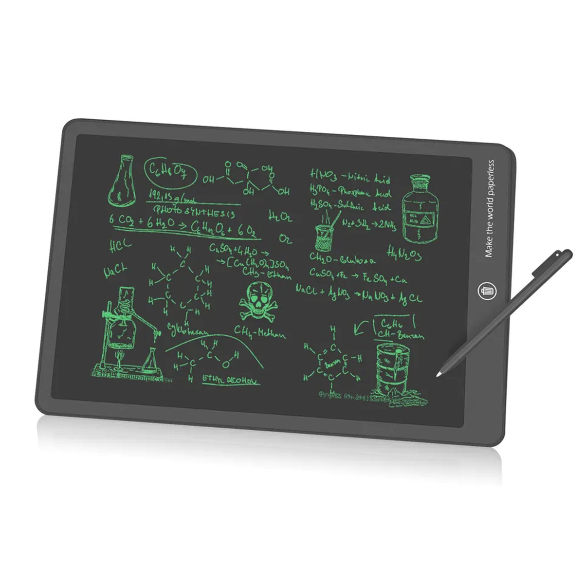 LCD grafický tablet WG 15&quot; s perem, na kreslení a psaní, černá