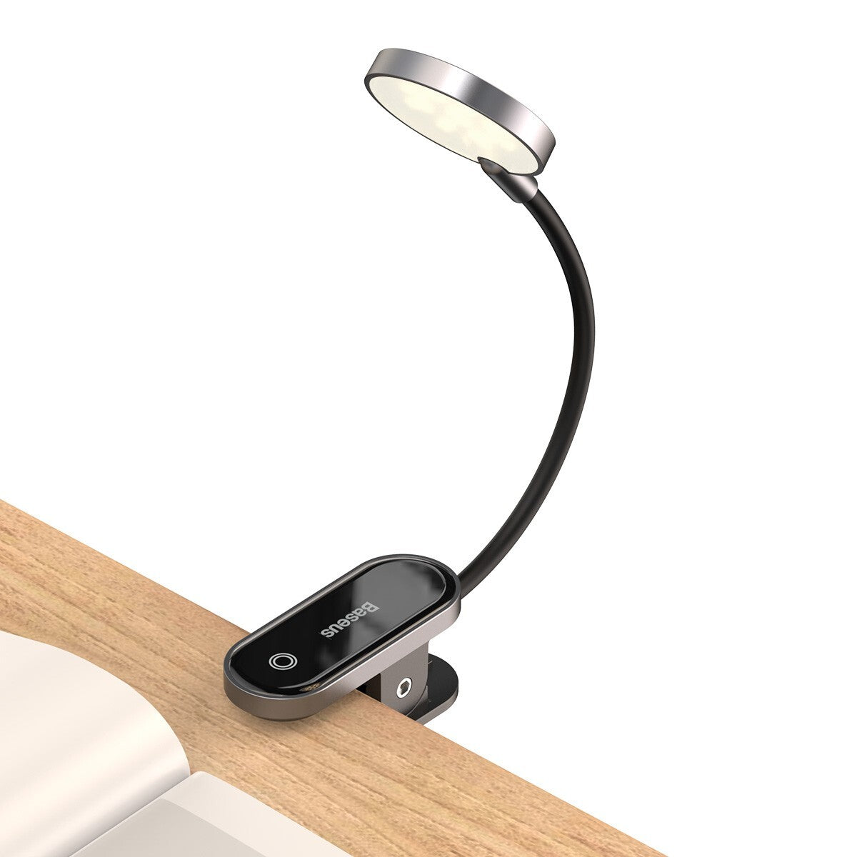 LED lampa na čtení Baseus s klipem