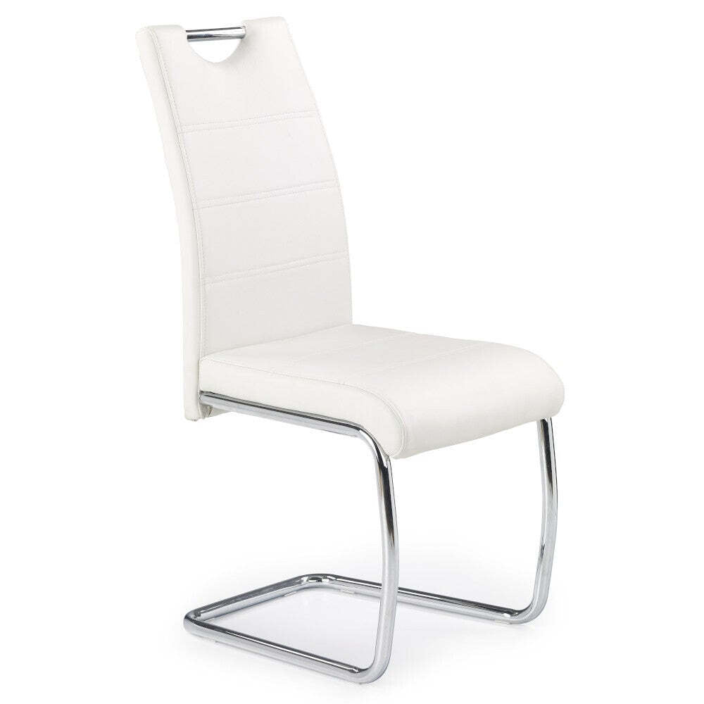 Melza - Jídelní židle (bílá, stříbrná)
