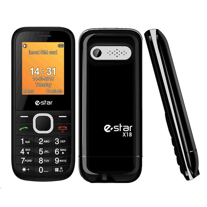 Mobilní telefon eSTAR X18, stříbrný