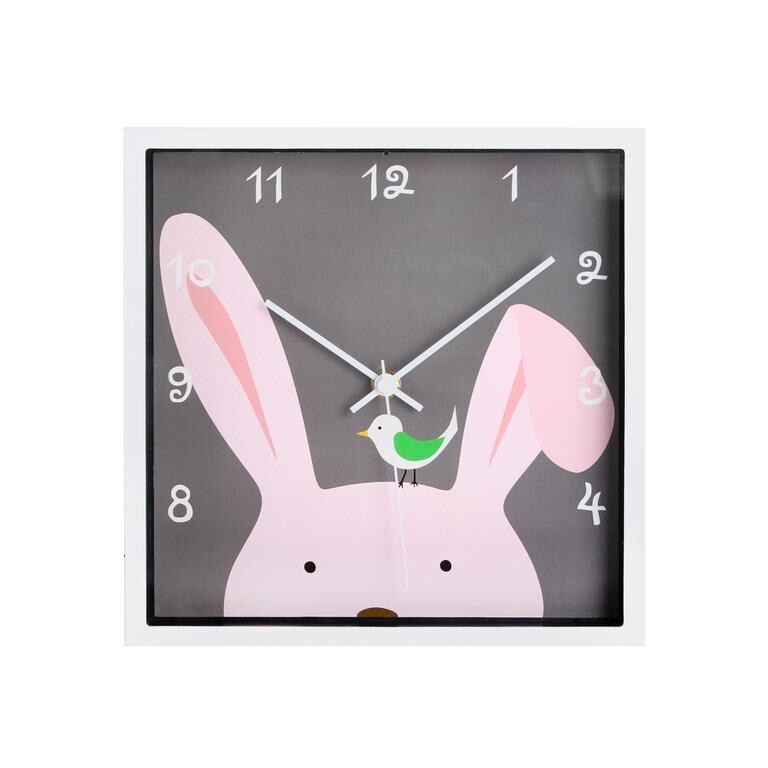 Nástěnné hodiny Toro, pes, králík