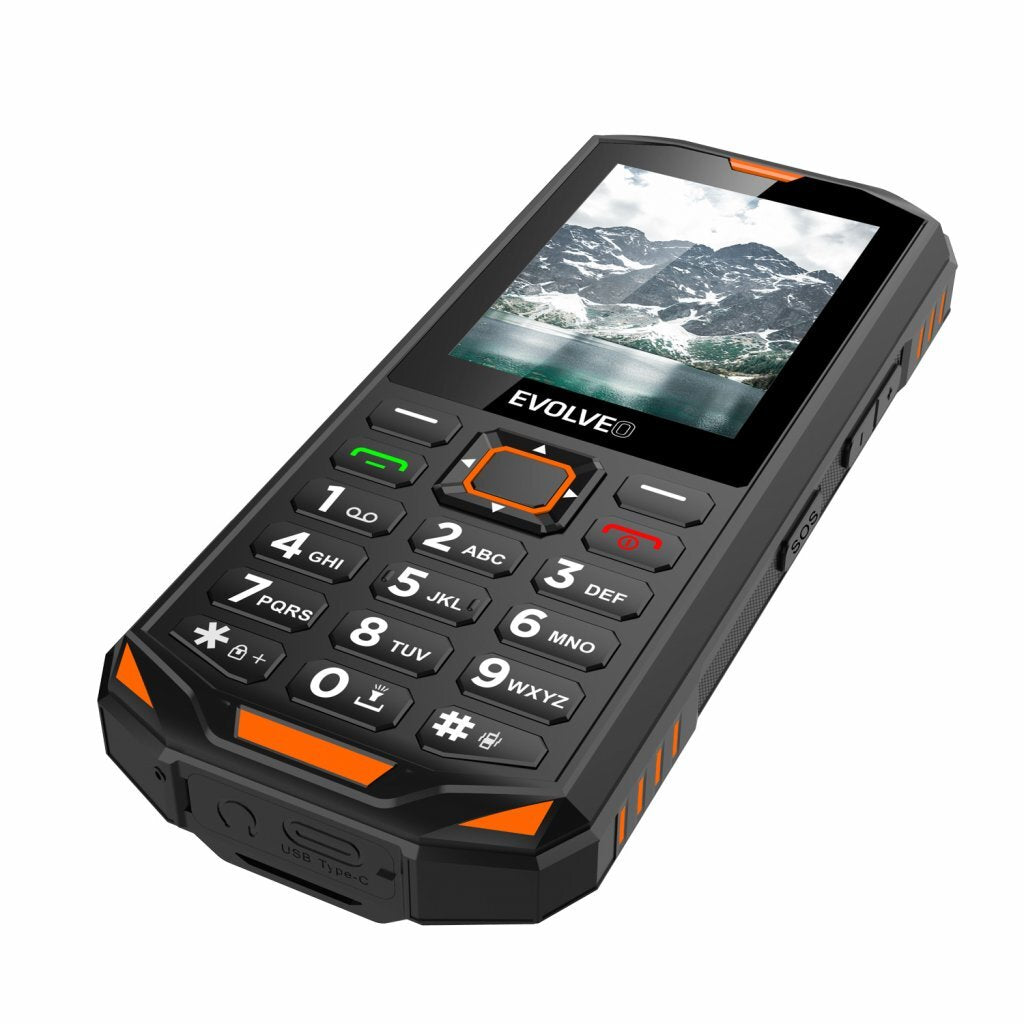 Odolný telefon Evolveo StrongPhone X5, oranžová