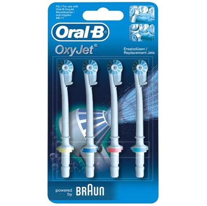 Oral-B Náhradní trysky Oxyjet ED17 4ks