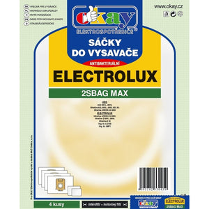 Sáčky do vysavače Electrolux 2S-bag MAX, antibakteriální, 8ks