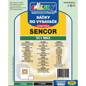 Sáčky do vysavače Sencor SC1MAX, 4ks