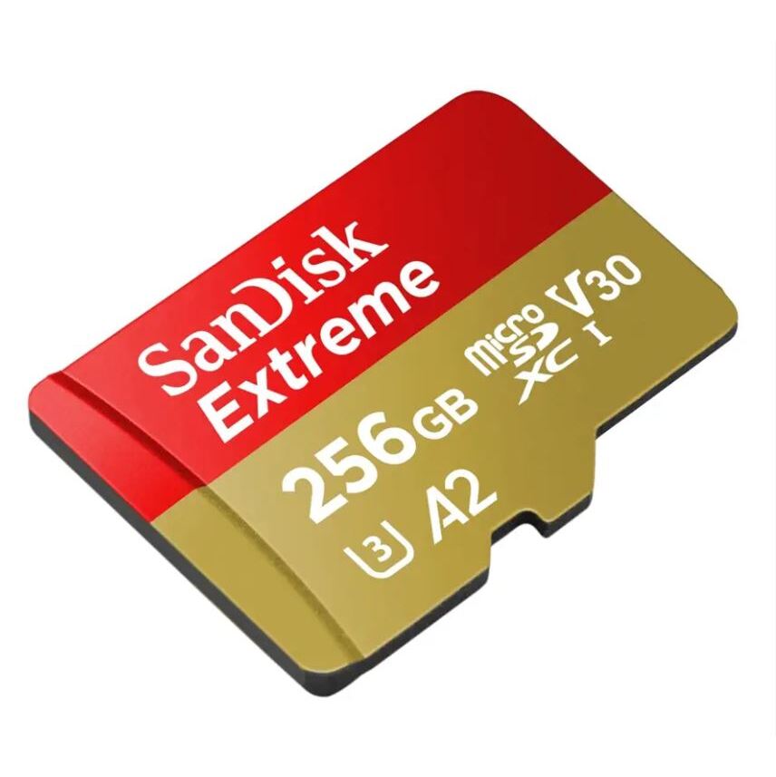 SanDisk Extreme microSDXC 256GB+SD Adapter 190MB/s &amp; 130MB/s
