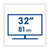 TV s úhlopříčkou 32" (81 cm)