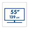 TV s úhlopříčkou 55" (139 cm)