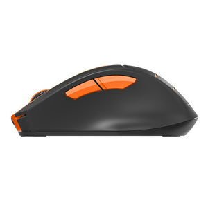 A4tech bezdrátová kancelářská myš, šedá/oranžová