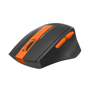 A4tech bezdrátová kancelářská myš, šedá/oranžová