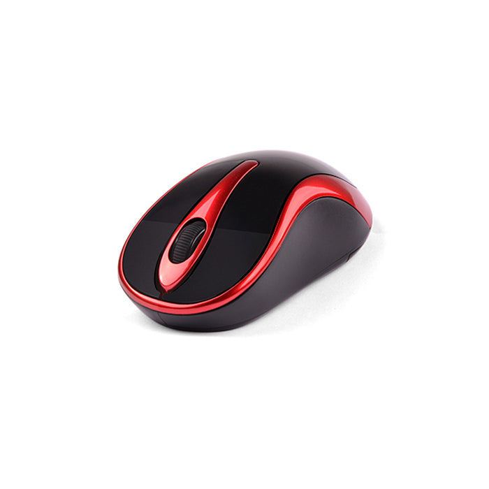 A4tech bezdrátová kancelářská myš V-Track, černá/červená