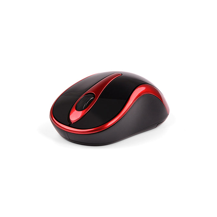 A4tech bezdrátová kancelářská myš V-Track, černá/červená