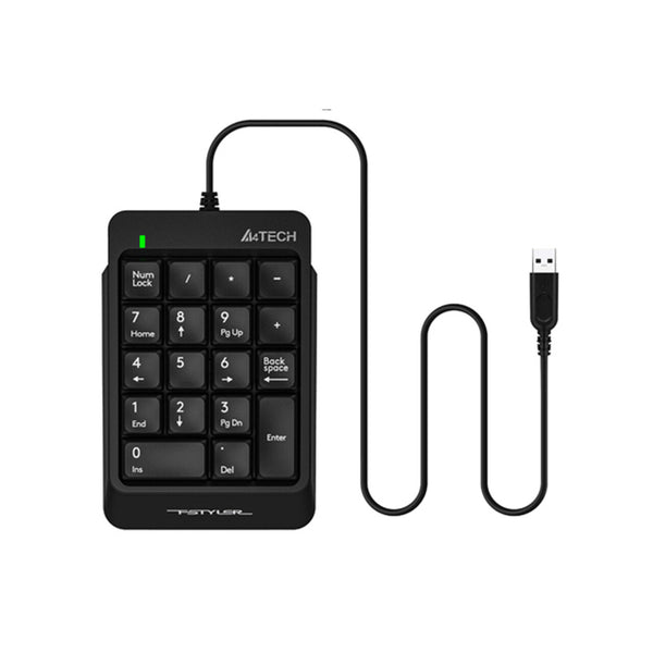 A4tech FK13P FStyler, numerická klávesnice, USB, černá