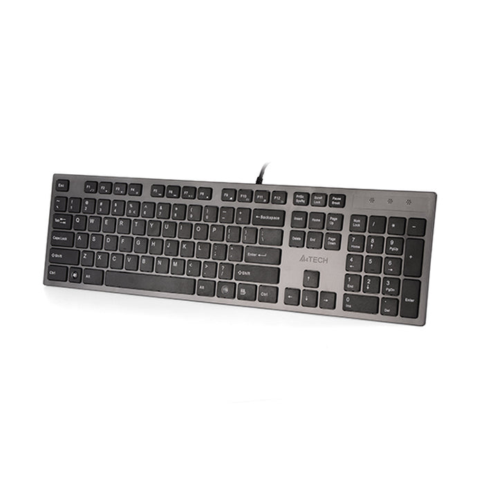 A4tech KV-300H, klávesnice, CZ/US, USB, Šedá