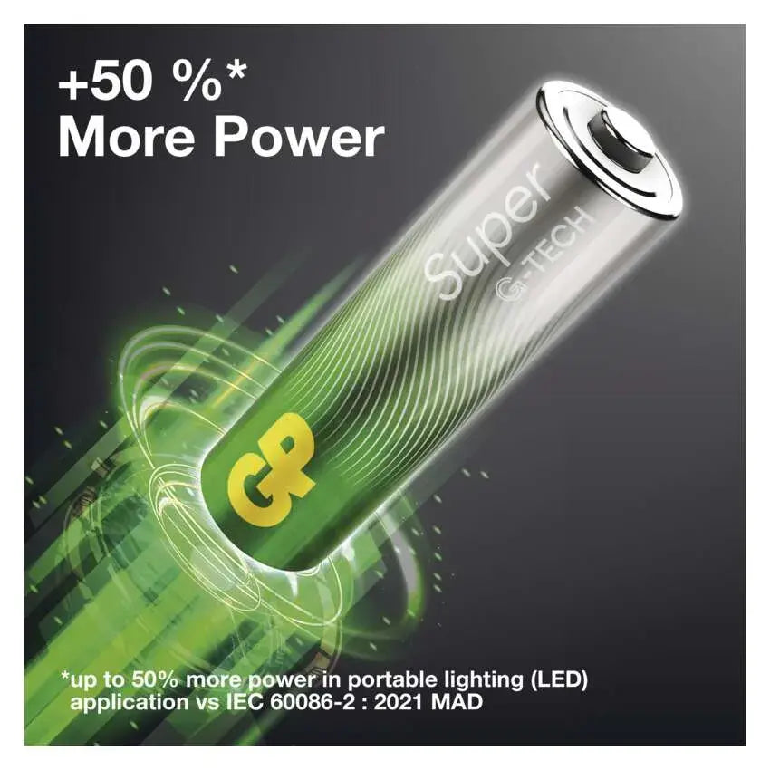 Alkalická baterie GP Super Alkaline LR03 (AAA), 20 ks