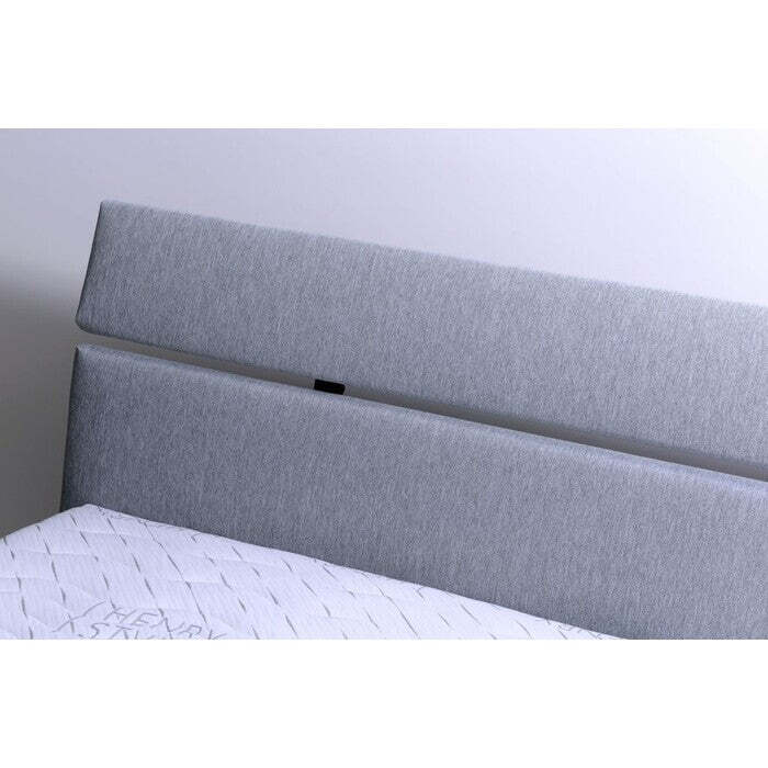 Čalouněná postel Anne 180x200,šedá, bez matrace - II. jakost