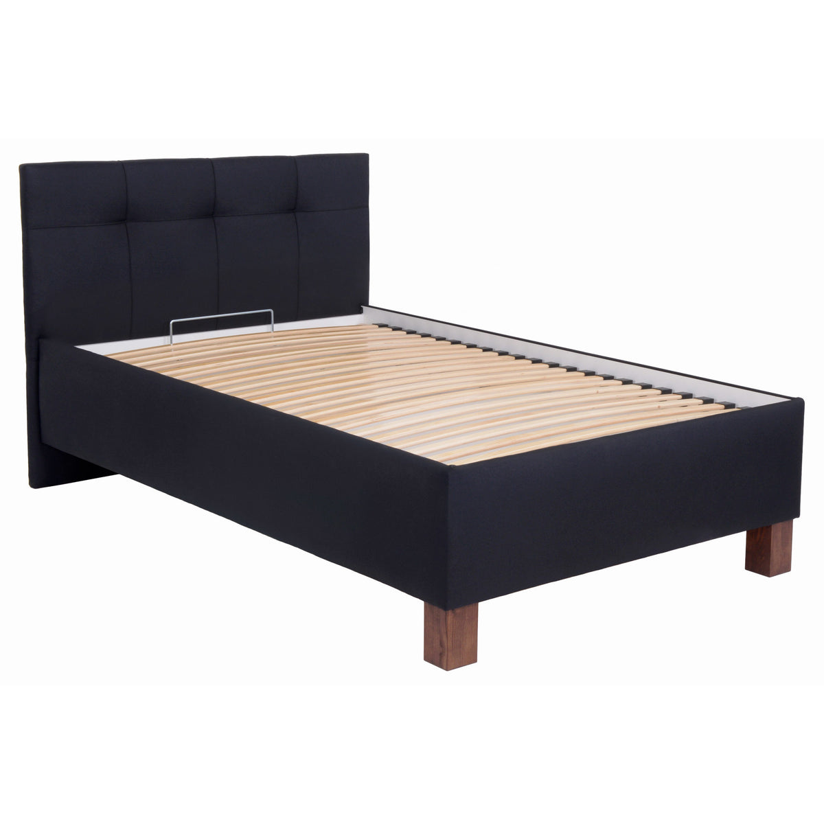 Čalouněná postel Mary 90x200, černá, bez matrace