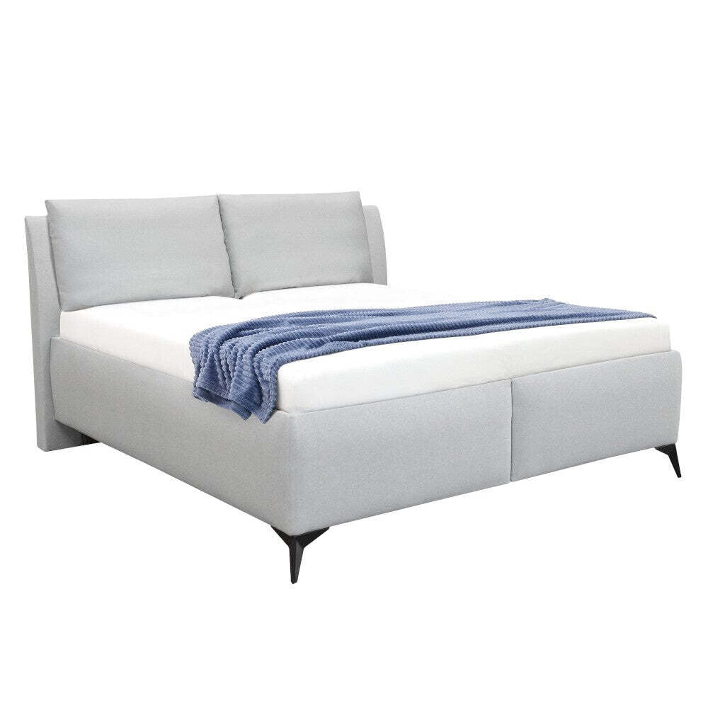 Čalouněná postel Tessa 180x200, šedá, bez matrace - II. jakost