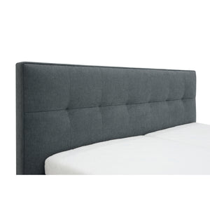 Čalouněná postel Trend 160x200, šedá, bez matrace, boční výklop