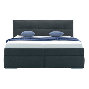 Čalouněná postel Trend 160x200, šedá, vč. matrace, boční výklop