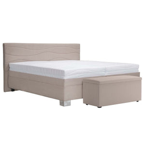 Čalouněná postel Windsor 180x200, béžová, včetně matrace - II. jakost