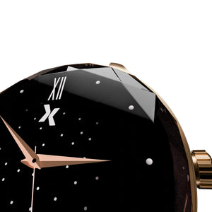 Chytré hodinky Maxcom FIT FW52 DIAMOND, zlatá + náramek 