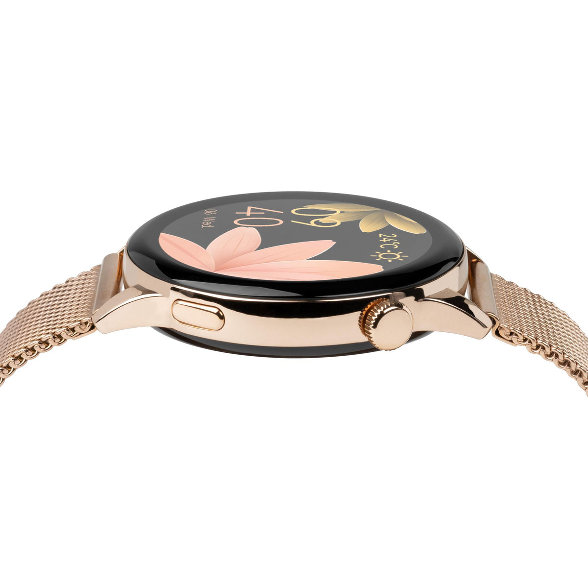 Chytré hodinky Maxcom FIT FW58  VANAD PRO, zlatá + GUA SHA