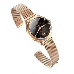Chytré hodinky Maxcom FW42, IPS, Bluetooth, zlatá + náramek