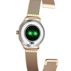Chytré hodinky Maxcom FW42, IPS, Bluetooth, zlatá + náramek