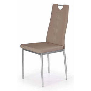 Gengi - Jídelní židle (cappuccino, stříbrná) - II. jakost