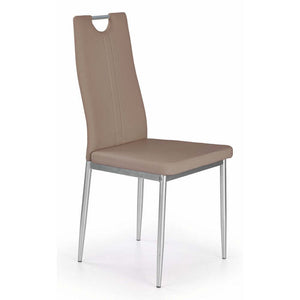 Gengi - Jídelní židle (cappuccino, stříbrná) - II. jakost