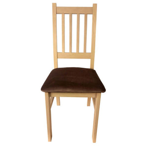 Jídelní set Timmy - 2x židle, 1x stůl (dub sonoma, hnědá) - II. jakost