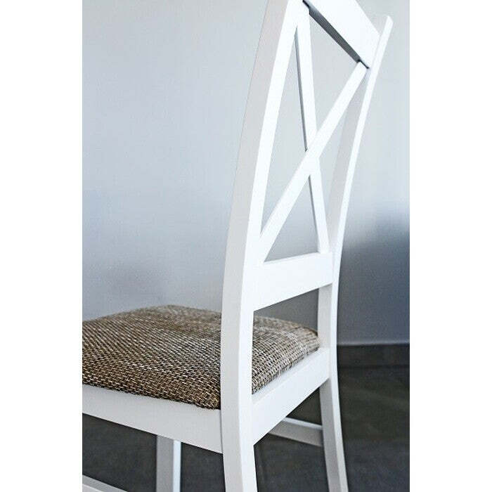 Jídelní židle Kasper bílá, šedá - II. jakost